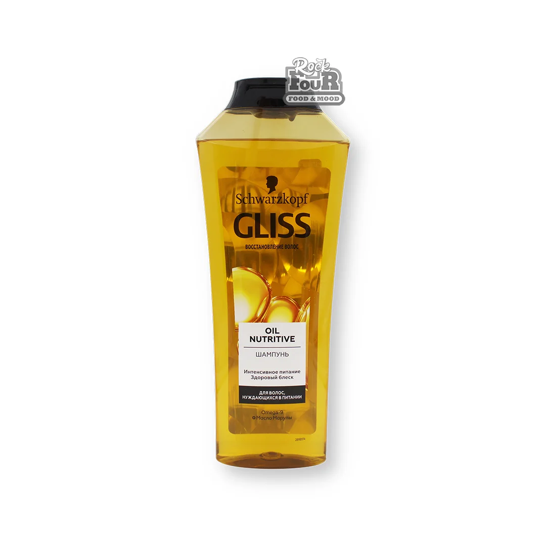 Շամպուն «Schwarzkopf Gliss Kur Oil Nutritive» մազերի սնուցման համար 400մլ